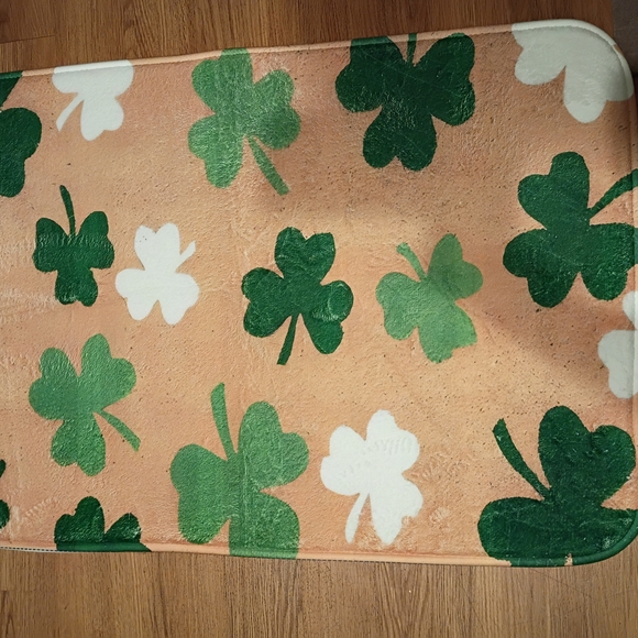 St Patricks Day Shamrock Patterned Rug - Picture 1 of 1